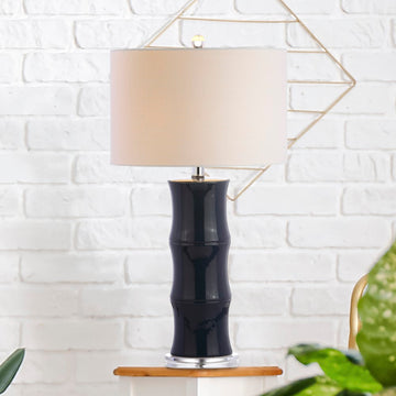 Tiki 26.5" Ceramic LED Table Lamp - JONATHAN Y
